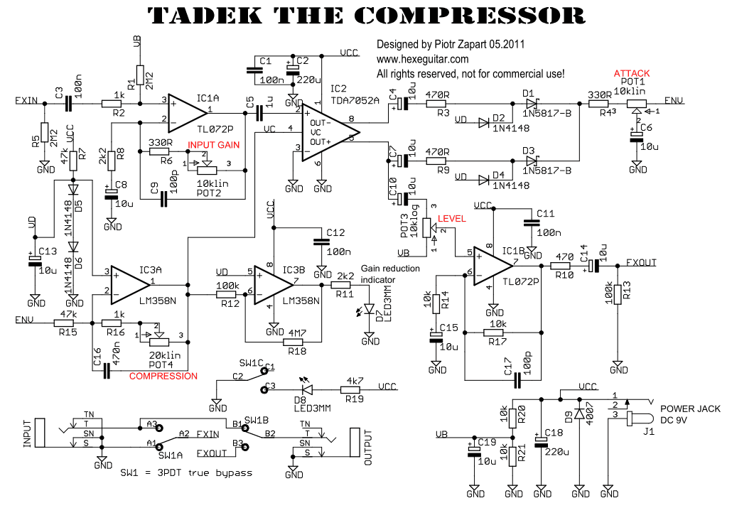 Tadek Compressor schematic